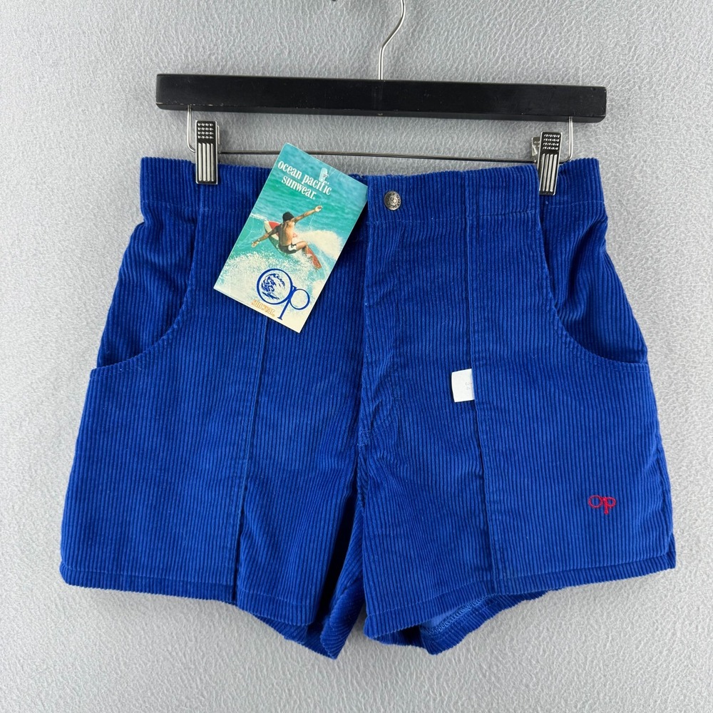 Vintage OP Corduroy Shorts Mens 34 80s 90s New Deadstock Tag Surf Ocean Pacific